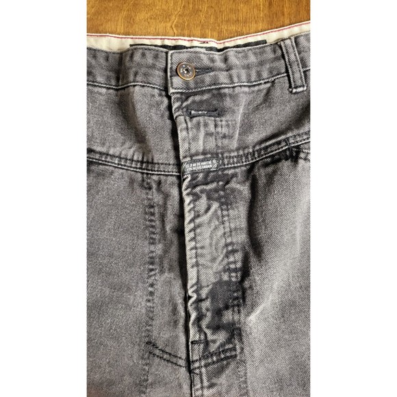 Vintage Marithe Francois Girbaud Denim Black Jean Shorts Size 40 - Picture 4 of 9